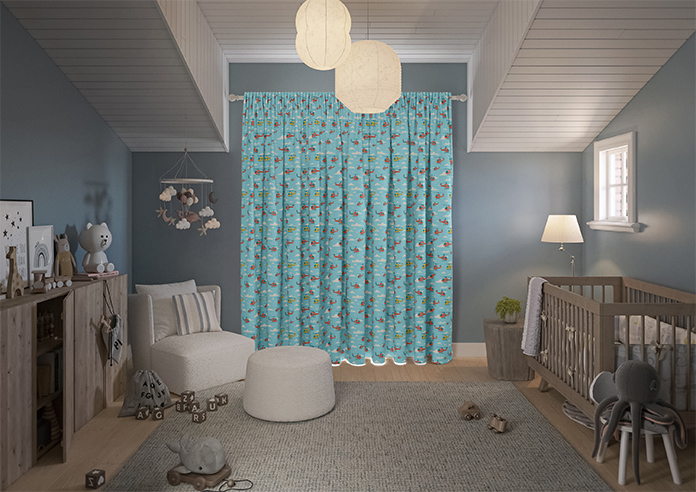 Sky Patrol, Horizon - Made to Measure Curtains - Image 15